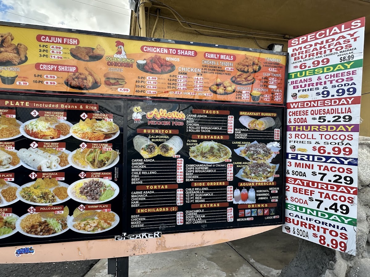 Alberto's Mexican Food Colton Menu - Image 2
